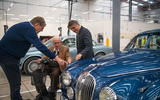 Norman Dewis at JLR Classic Works