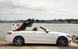 Mercedes-Benz C 220 d Cabriolet roof opening