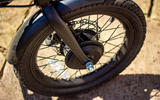 A 250W front wheel hub motor supplies assistance to the Perry Ehopper