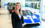 Emma King with Ford GT