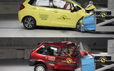 Euro NCAP 20th Anniversary – Thatcham Research crash tests the 1997 Rover 100 and a current Honda Jazz, dramatizing 20 years of advances in car safety