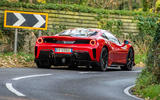 Ferrari 488 Pista 2018 UK first drive review - hero rear