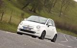 Fiat 500 road test - front