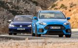 Ford Focus RS versus Volkswagen Golf R