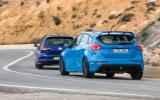 Ford Focus RS versus Volkswagen Golf R