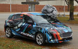 2018 Ford Focus seen in public with production bodywork