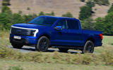 Ford F 150 Lightning 2022 front quarter tracking