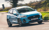 Ford Fiesta Active front quarter tracking 2022