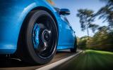Ford Focus RS blue Brembo calipers