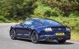 Ford Mustang four-cylinder 2018 UK first drive review rear