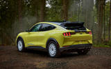 Ford Mustang Mach E Rally 2023 задняя часть статическая
