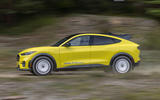 Ford Mustang Mach E Rally 2023 боковая трасса по грязи