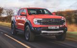 Ford Ranger Raptor front three quarter