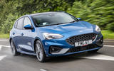 Ford Focus ST 2019 UK first drive review - tracking front