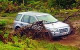 Land Rover Freelander driving off-road
