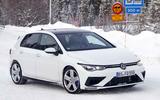 2020 Volkswagen Golf R prototype - front
