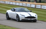 Aston Martin DB11 V8 - first ride up the Goodwood hillclimb