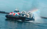 Griffon Hoverwork 12000TD hovercraft on water lead