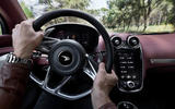 McLaren GT steering wheel