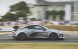 Alpine A110: GT4 and Cup motorsport versions of sports car shown at Goodwood