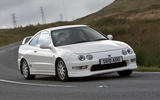 Honda Integra Type R front three quarter road