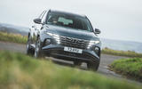 Hyundai Tucson 2021 отслеживание передней четверти