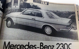1977 Mercedes-Benz 230C side view