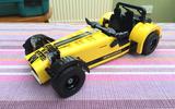 We test the Caterham Seven 620R... in Lego