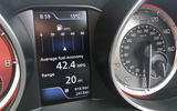 Suzuki Swift Sport 2018 long-term review fuel economy display