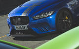 Jaguar XE SV Project 8 2018 UK first drive review - front end