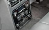 Jaguar XF rear climate controls