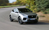 Jaguar E-Pace P300 on the road