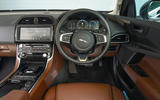 Jaguar XE 25d AWD dashboard