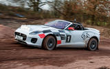 Jaguar F-Type rally car 2019 driven - Dan Prosser side