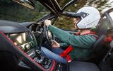Jaguar F-Type rally car 2019 driven - Dan Prosser driving side