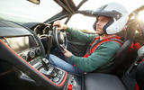 Jaguar F-Type rally car 2019 driven - Dan Prosser driving
