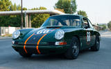 Kamm Porsche 912c restomod 2022 front quarter static