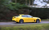 Kia Stinger GT S long-term review action side
