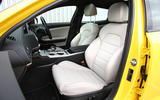 Kia Stinger GT S long-term review front seats