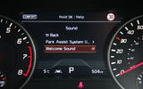 Kia Stinger GT S long-term review instrument cluster