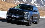 Kia Sorento to Iceland front three quarter