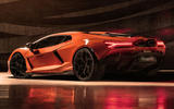 Lamborghini Revuelto rear three quarter