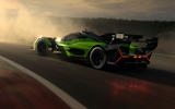 Lamborghini SC63 LMDh rear quarter tracking