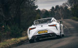 lexus lc5 review 2023 05 cornering rear