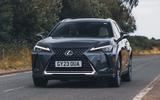 Lexus UX300e front driving