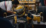 Lotus Type 99T Senna driving