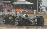 Roborace autonomous racing car shown in action at Goodwood