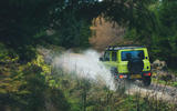Christmas tree road trip in a Suzuki Jimny