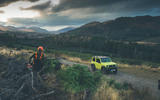 Christmas tree road trip in a Suzuki Jimny