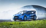Co-driving in the Ford Fiesta R5 with Elfyn Evans, British rally champion